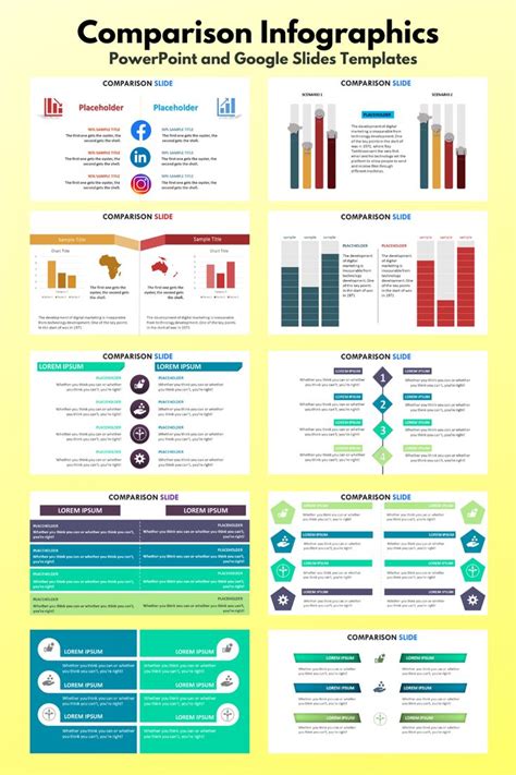 Comparison Infographics | Infographic, Infographic templates, Powerpoint