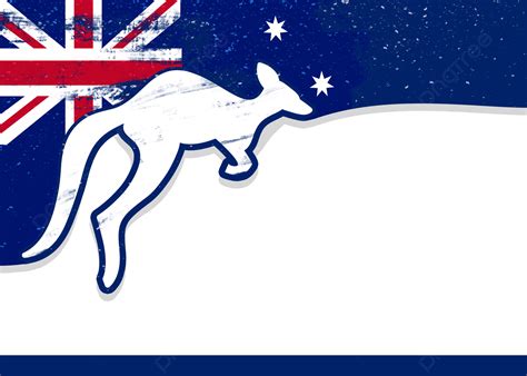 Australia Day Abstract Cutout Kangaroo Flag Border Background, Abstract, Cutout, Kangaroo ...