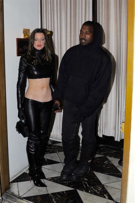 Kanye West & Julia Fox Enjoy Date in Extreme Crop Top & Slick Boots – Footwear News