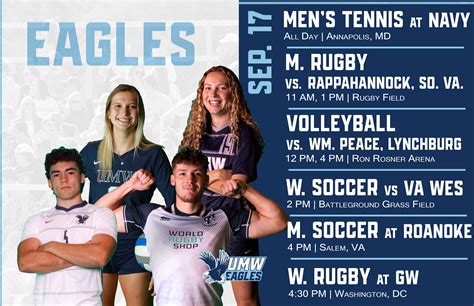 UMW Athletics on Twitter: "Full slate of action for UMW Athletics today ...