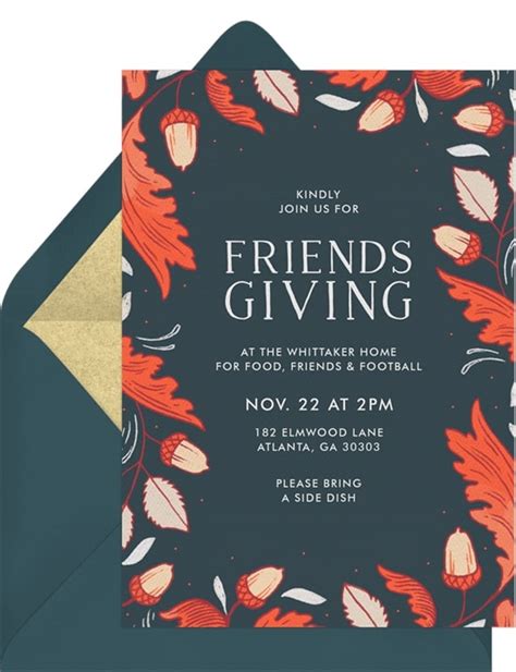 Welcome Your Closest Friends with These Friendsgiving Invitation Ideas