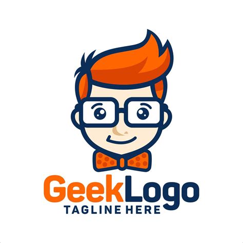 Geek logo design template Vector 11981670 Vector Art at Vecteezy