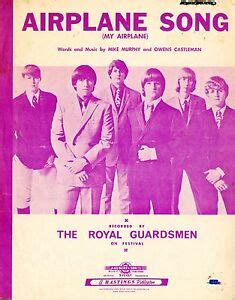 THE ROYAL GUARDSMEN - THE AIRPLANE SONG - VINTAGE SHEET MUSIC - AUSTRALIA | eBay