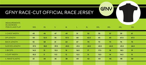 Jersey Size - GFNY Global