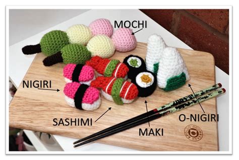 Sushi Crochet Pattern