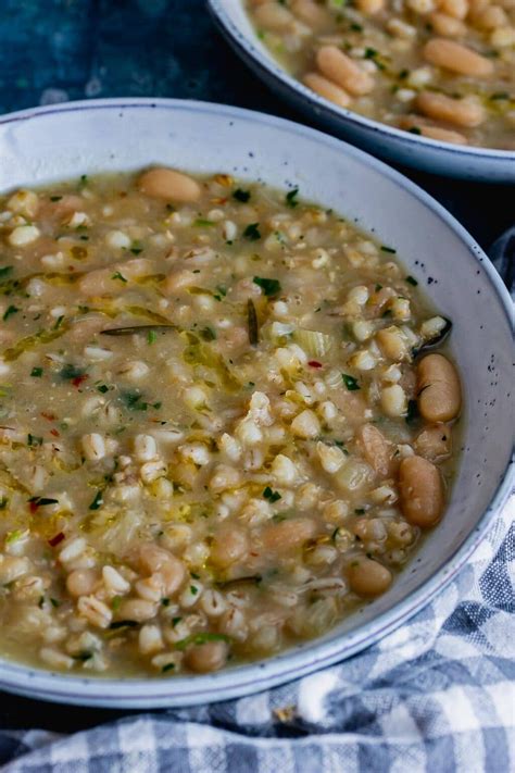 Pressure Cooker Bean & Pearl Barley Soup • The Cook Report