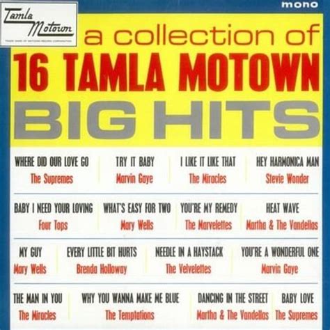 Various Artists - A Collection Of 16 Tamla Motown Big Hits Lyrics and ...