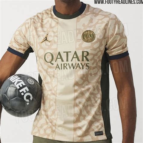 PSG 2023-24 Fourth Kit from Jordan Brand Revealed in Leaked Photos