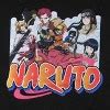 Naruto Shippuden Men's Red Dragon Character Collage Graphic Print T-shirt, M Adult Black : Target