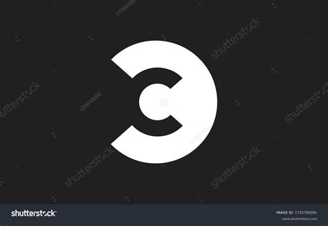 Cc C Letter Initial Logo Design Stock Vector (Royalty Free) 1725795091 ...