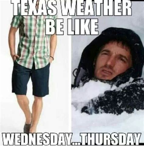 Memes capture the craziness that is Texas weather