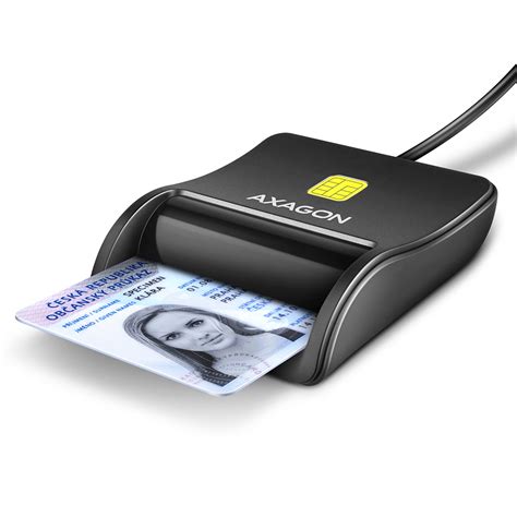 CRE-SM3N USB-A Smart card/ID card FlatReader | Axagon