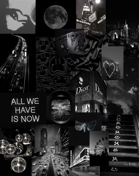 black aesthetic collage | Pretty wallpapers, Wallpaper, Dark wallpaper