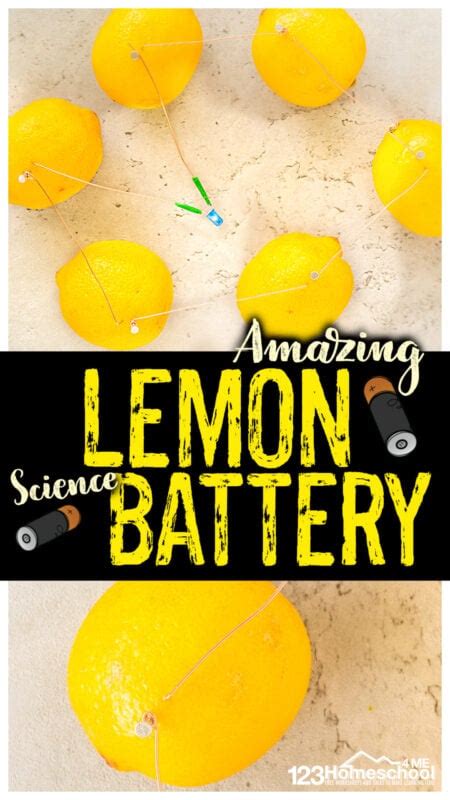 🍋 AMAZING EASY Lemon Battery Experiment for Kids