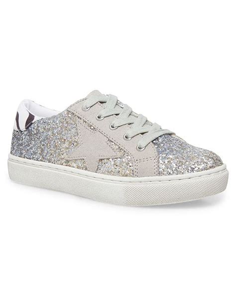 Steve Madden Little & Big Girls Glitter Sneakers & Reviews - Kids - Macy's