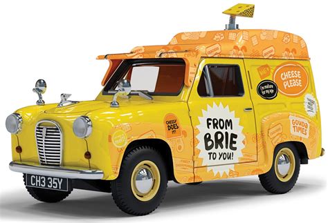 Wallace and Gromit Austin A35 Van Cheese Please! Delivery Van - John Ayrey Die Casts