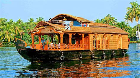 Alleppey Houseboat Trip - Kerala, India - ആലപ്പുഴ ഹൗസ് ബോട്ട് | House boat kerala, House boat ...