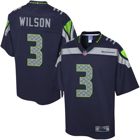 Russell Wilson Jersey S-4X 4XL 5X 5XL 6X XLT 2XLT 3XLT 4XLT - Big n ...