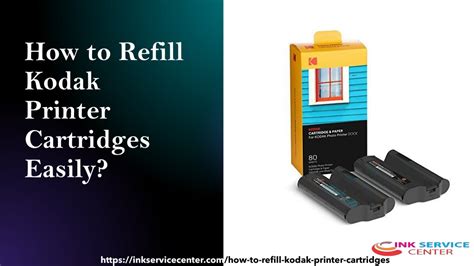 PPT - How to Refill Kodak Printer Cartridges Easily PowerPoint ...