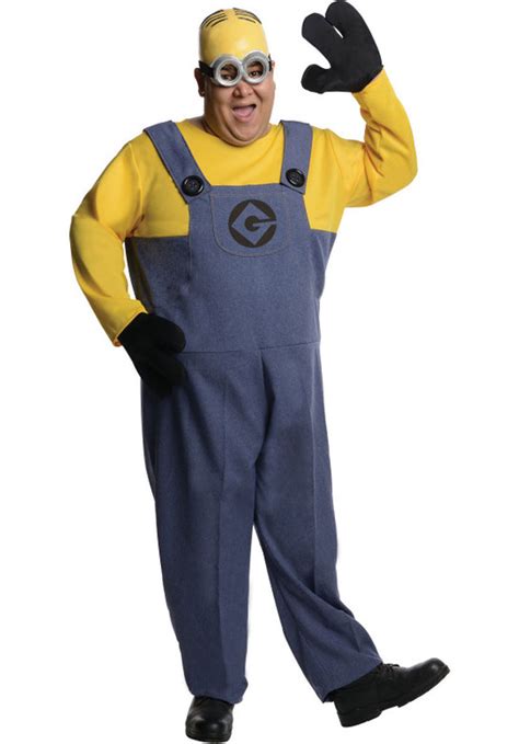 Adult Minion Dave Costume from Despicable Me& Plus Size – Escapade