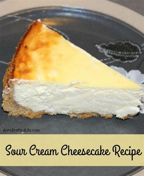 philadelphia cream cheese cheesecake recipe with sour cream