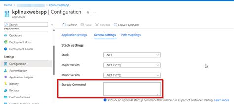 .net - How Run script on Azure App Service Linux - Stack Overflow