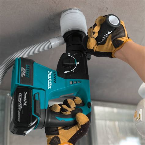 MAKITA Cordless Rotary Hammer Kit, 18.0 V Voltage, 0 to 4700 Blows per ...