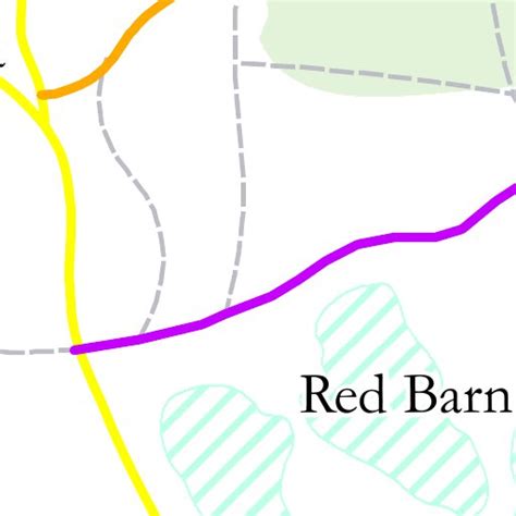 Dawes Arboretum - Red Barn Trails Map by Dawes Arboretum | Avenza Maps