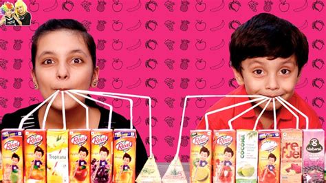 JUICE CHALLENGE | Healthy Eating Moral Story Fun | Aayu and Pihu Show ...