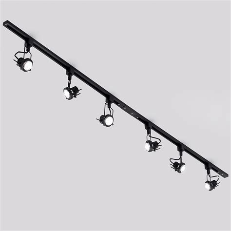 Ceiling Light Track System - Four Lamp Led Track Lighting System ...