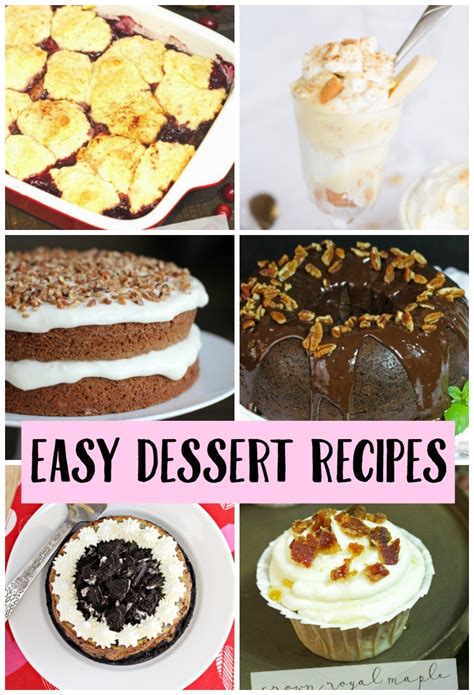 Easy Dessert Recipes You'll Want to Make • Taylor Bradford