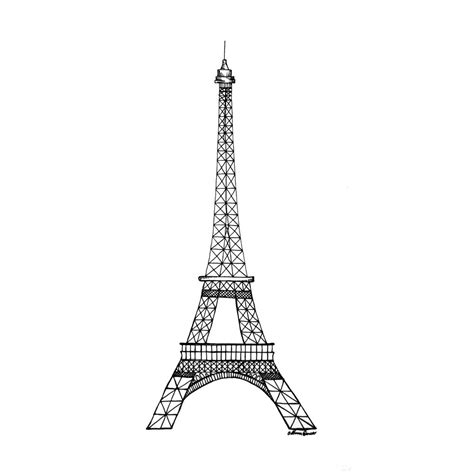 Eiffel Tower Drawing - Cliparts.co