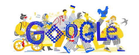 Ukraine Independence Day 2023 Doodle - Google Doodles