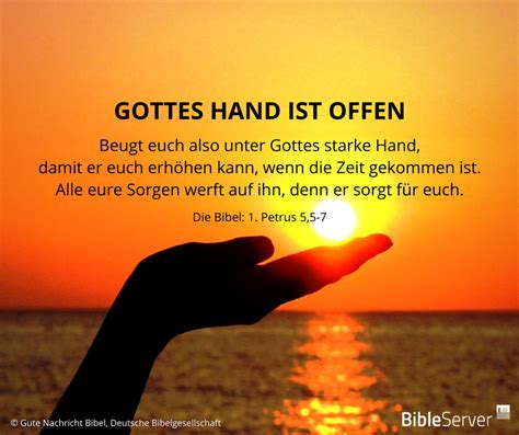 Gottes Hand ist offen | Lies den Bibelvers im Kontext auf #BibleServer ...