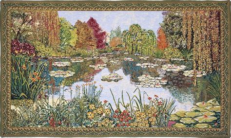 Parc de Monet - Floral and Landscapes - Wall tapestries - Mille Fleurs Tapestries