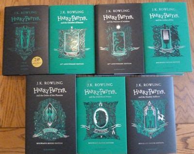 Harry Potter Slytherin House Editions- Complete Set (Books 1-7) (Harry ...