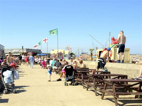 Ingoldmells Beach, Skegness. Editorial Photography - Image of travel, enjoyment: 42793767