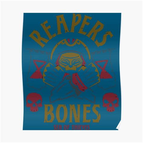 "Reapers Bones Sea of Thieves Design " Poster for Sale by JezebeHarris | Redbubble