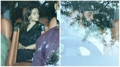 Alia Bhatt looks happy, Ranbir Kapoor holds baby girl in arms as they reach home | Bollywood ...