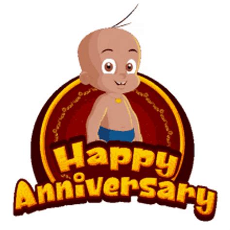 Happy Anniversary Funny Animated Baby Raju GIF | GIFDB.com