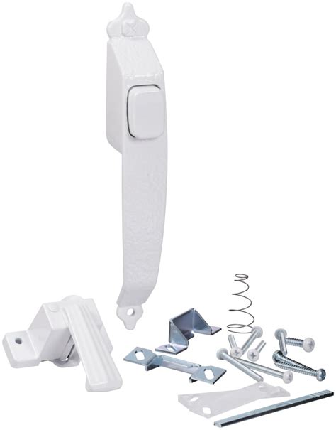 Wright Products® Screen and Storm Locking Door Latch, White Finish - Walmart.com