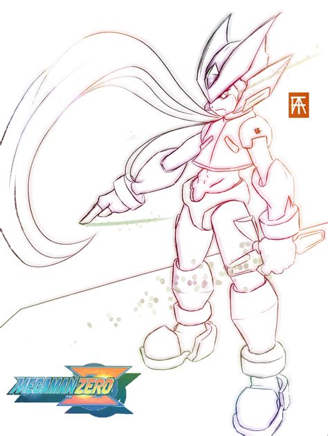 Zero Sketch - Megaman zero by Fex2211 on DeviantArt