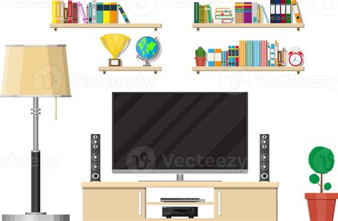 Modern living room interior 35857003 PNG