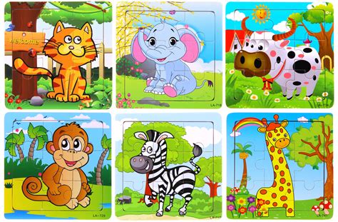 Online Toys Shop, Penang (Malaysia): 16. Kids Puzzle (6 x Baby Wooden ...