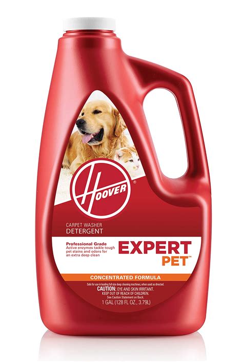 Hoover Expert Pet Carpet Cleaner Solution Formula, 128 oz, AH15075, Red ...