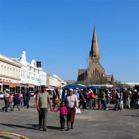 High Street in Grahamstown, South Africa. this Town Hosts the National Arts Festival Annually ...