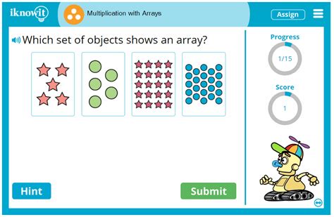 Multiplication With Arrays (Math Practice)