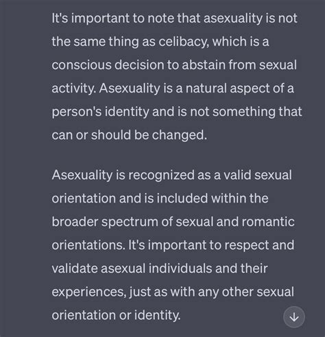 Chat GPT Gets It👏👏 : r/asexuality