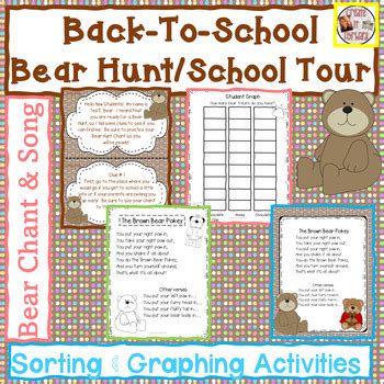 Back-To-School Bear Hunt/School Tour, Chant, Song & Graphing Activities