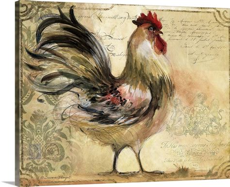 Rooster Framed Wall Art, Canvas Prints, Framed Prints, Wall Peels ...